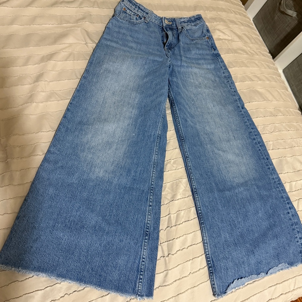 H&M Light Blue Flare Jeans